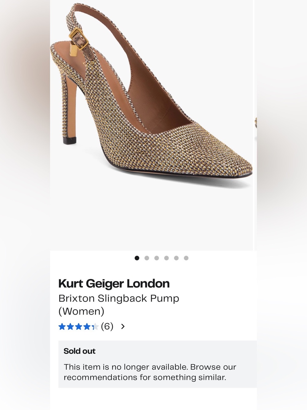 Kurt Geiger London Brixton Slingback Pointed-Toe Pumps - Picture 4 of 17